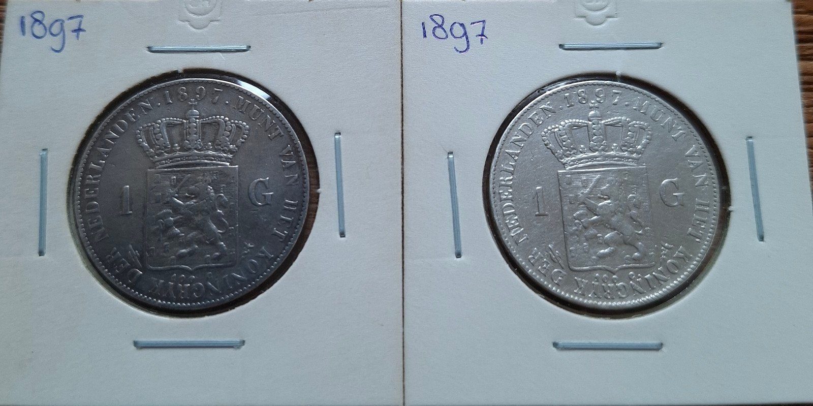 2 guldens 1897, Postzegels en Munten, Munten | Nederland, 1 gulden, Zilver, Ophalen of Verzenden, Koningin Wilhelmina