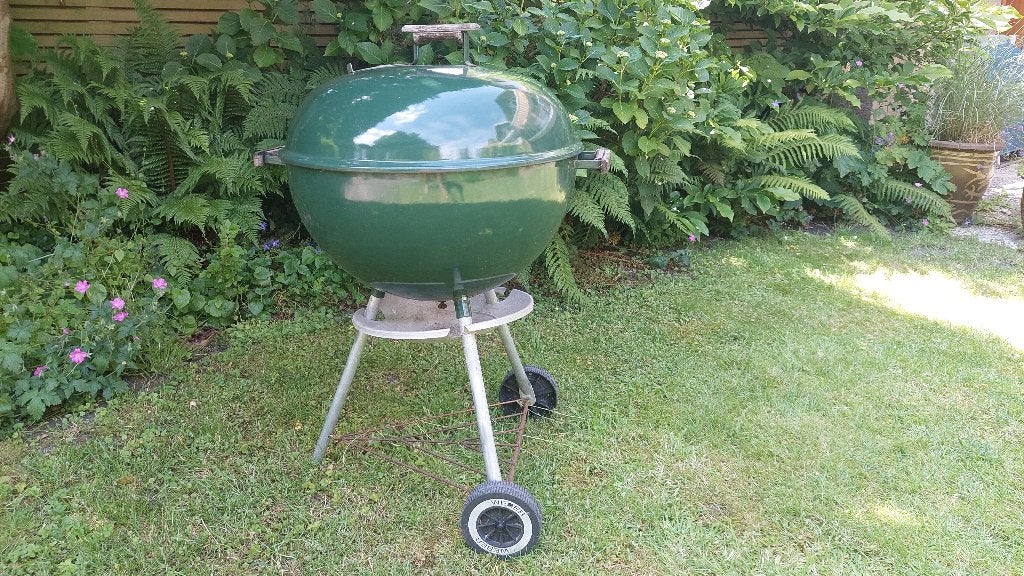 Groene Vintage WEBER BBQ, Ophalen, Gebruikt, Weber, Met accessoires