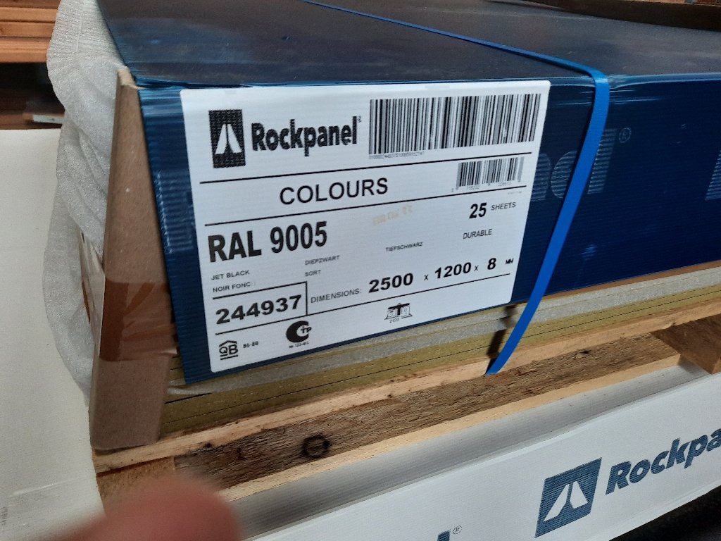 Nieuwe Rockpanel Zwart panelen aan spotprijs van 195 EUR pp, Ophalen of Verzenden, Nieuw, Overige typen