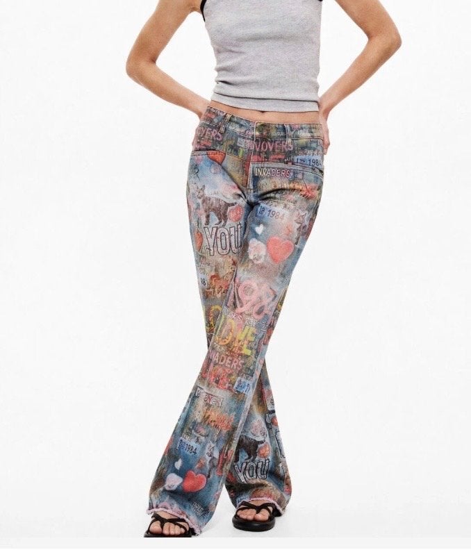 Desigual Supergave Spijkerbroek Maat 44 NIEUW !!!!, Meerkleurig, Maat 42/44 (L), Nieuw, Ophalen of Verzenden