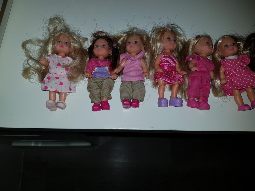 11 evi poppetjes, Ophalen of Verzenden, Gebruikt
