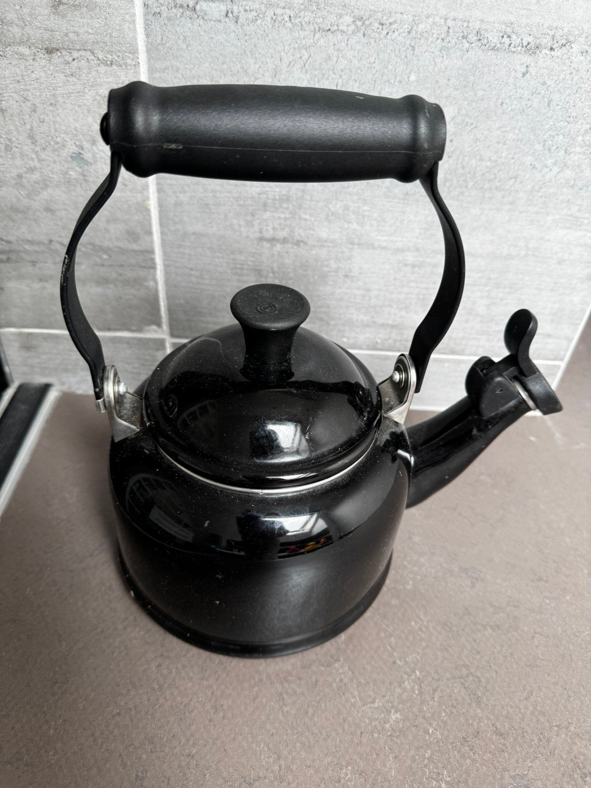 Le Creuset fluitketel, Verzenden, Gebruikt