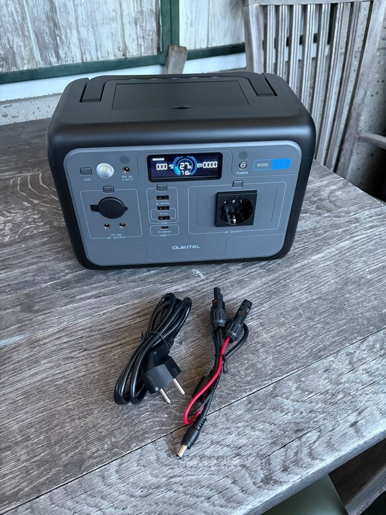 Draagbare 800 Watt Powerstation 512Wh Thuisbatterij OFFGRID, Ophalen of Verzenden, Nieuw