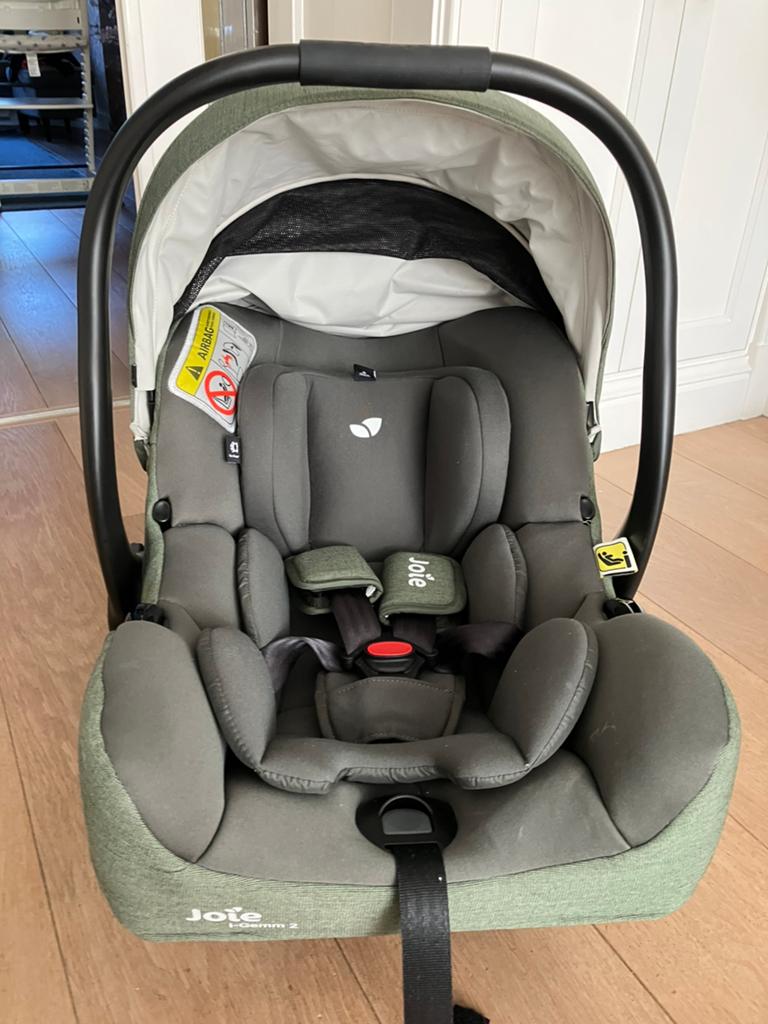 Joie i-Gemm 2 autostoel - Veilig en comfortabel voor baby's, Autogordel of Isofix, Zijbescherming, Zo goed als nieuw, 0 t/m 13 kg