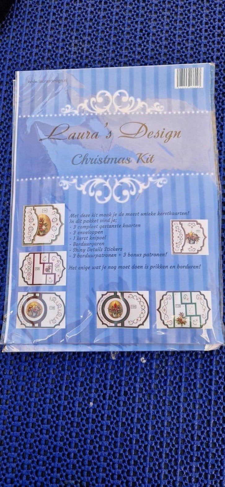 20 Prachtige borduurpakket van Laura Design, Ophalen of Verzenden, Nieuw, Kerst, Overige typen