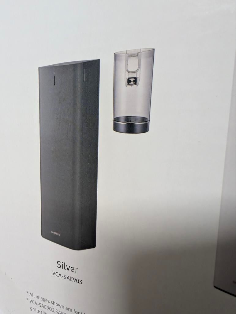 Nieuwe Samsung Clean Station VCA-SAE903 Antraciet (geseald), Witgoed en Apparatuur, Stofzuigers, Ophalen, Nieuw