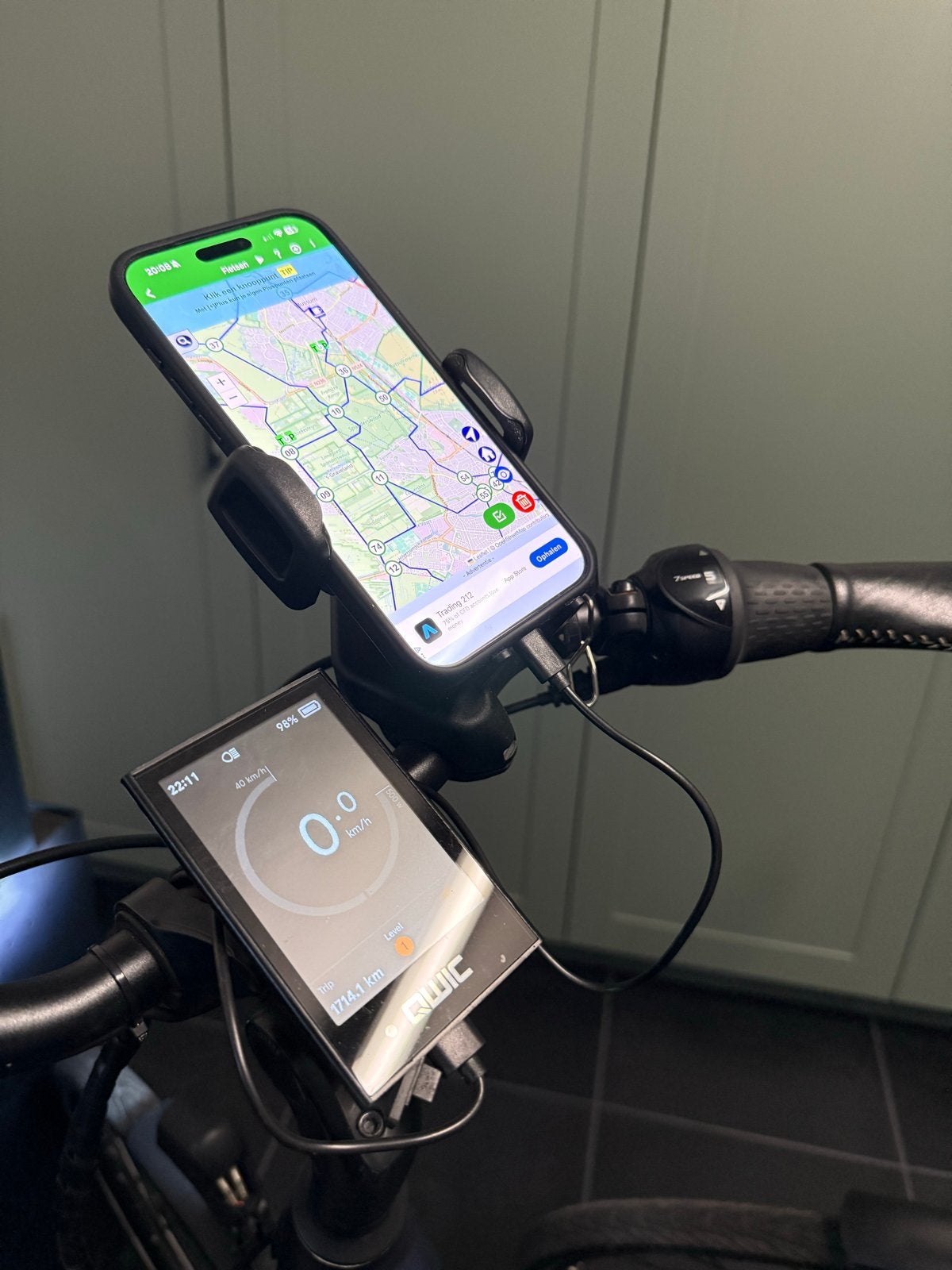 Zeer goed onderhouden Qwic fietsen met grote 750W accu, Fietsen en Brommers, Elektrische fietsen, Ophalen of Verzenden, Zo goed als nieuw