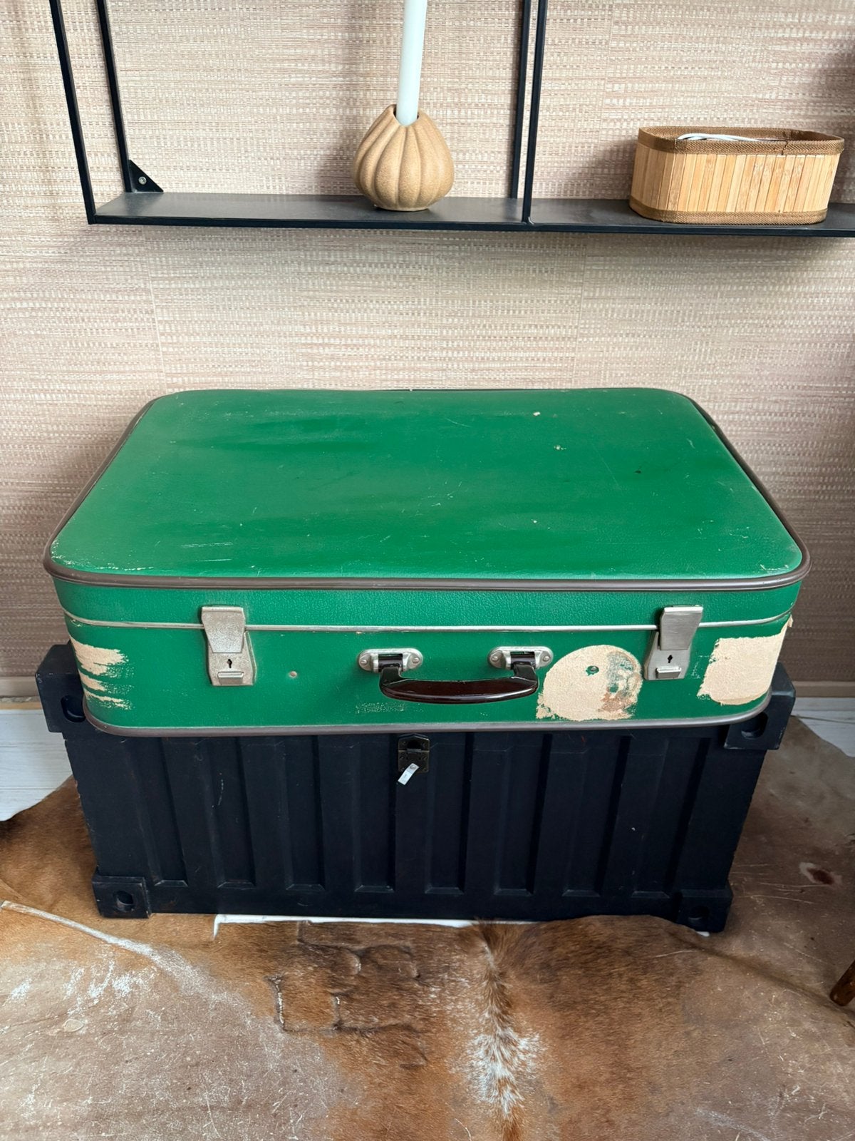 Grote vintage koffer, Sieraden, Tassen en Uiterlijk, Koffers, Ophalen, Gebruikt, 70 cm of meer, 45 tot 55 cm