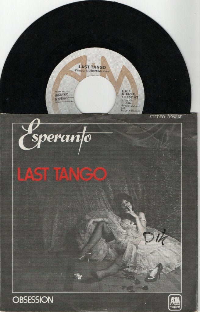 Esperanto – Last Tango, Ophalen of Verzenden, Zo goed als nieuw, 7 inch, Pop
