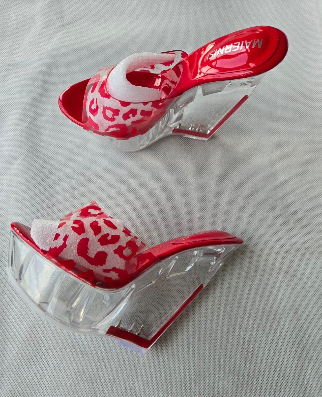 Sexy Rode Muiltjes Maat 37 - Nieuw, Nieuw, Rood, Sandalen of Muiltjes, Ophalen of Verzenden