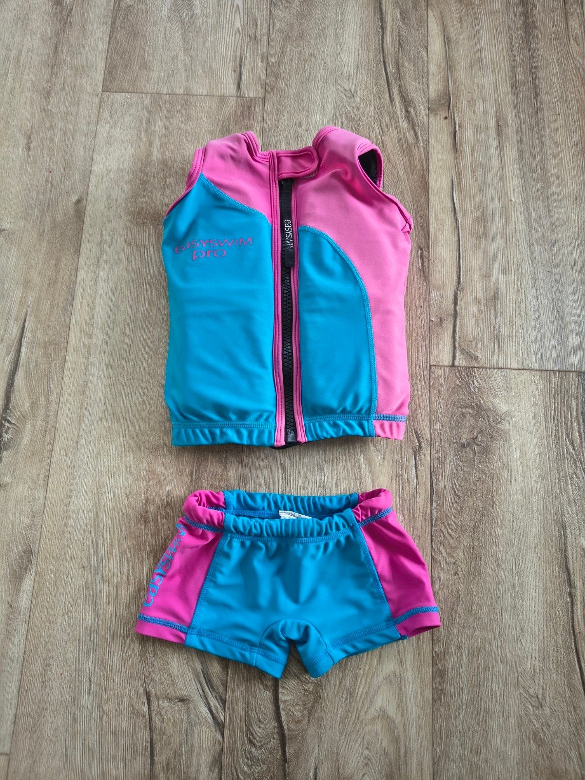 Mooi roze blauw EasySwim Pro zwemvest, drijfvest zwemles, S., Gebruikt, Ophalen of Verzenden, Onb, Zwem-accessoire