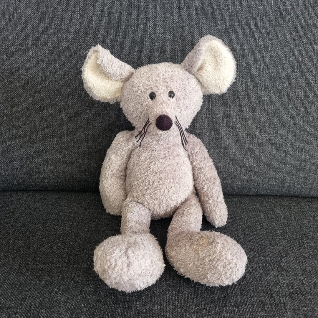 Grijze knuffel muis, Kinderen en Baby's, Speelgoed | Knuffels en Pluche, Ophalen of Verzenden, Overige typen