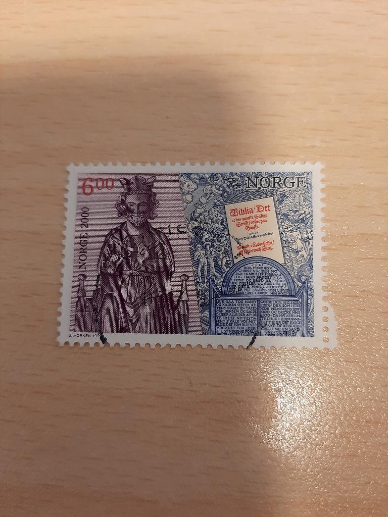 1999 Noorwegen Sint Olaf koning van Noorwegen, Postzegels en Munten, Postzegels | Europa | Scandinavië, Verzenden, Noorwegen, Gestempeld