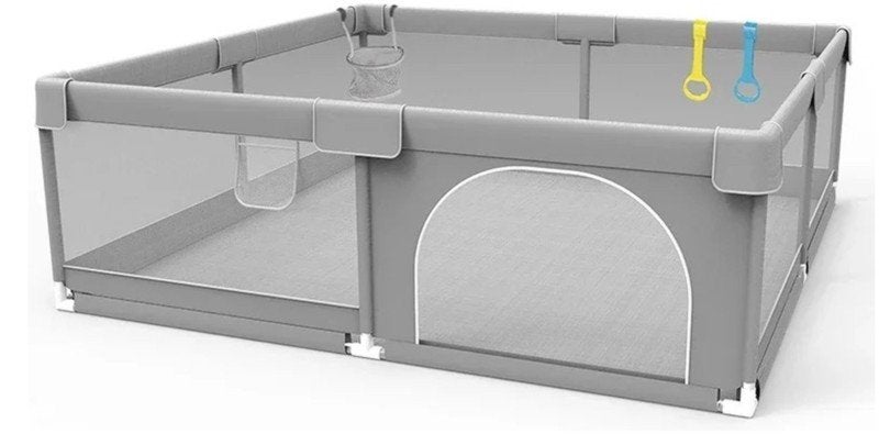 Nieuwe Grondbox / Baby Playpen 125x125 cm – Grijs, Ophalen of Verzenden, Nieuw