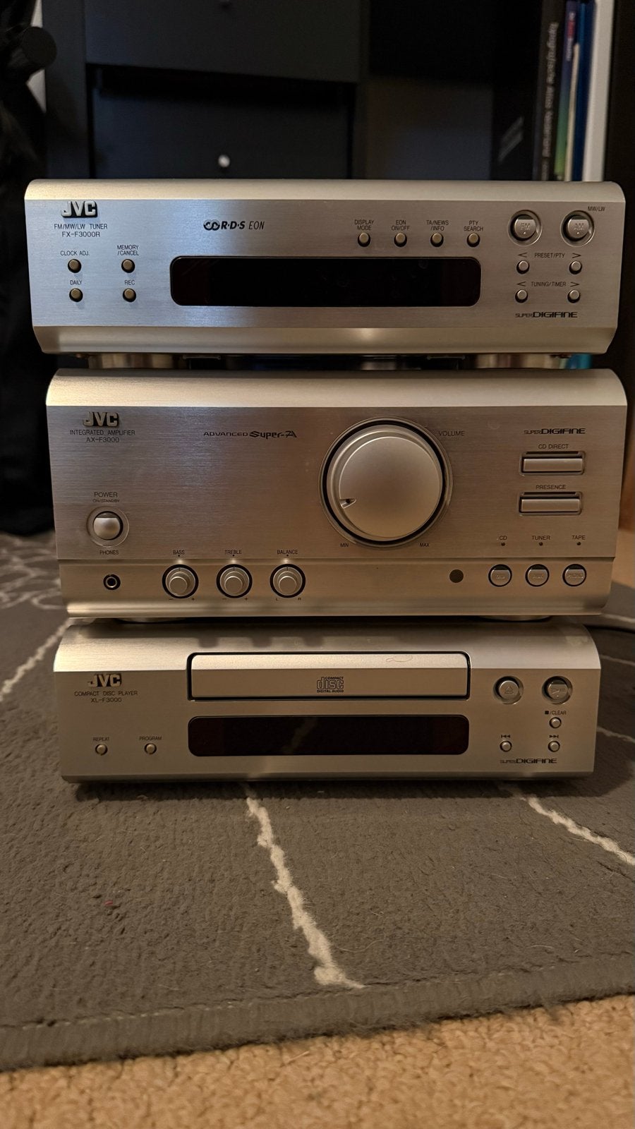 JVC stereo set eventueel met Aiwa speakers, Ophalen, Gebruikt, JVC, Losse componenten