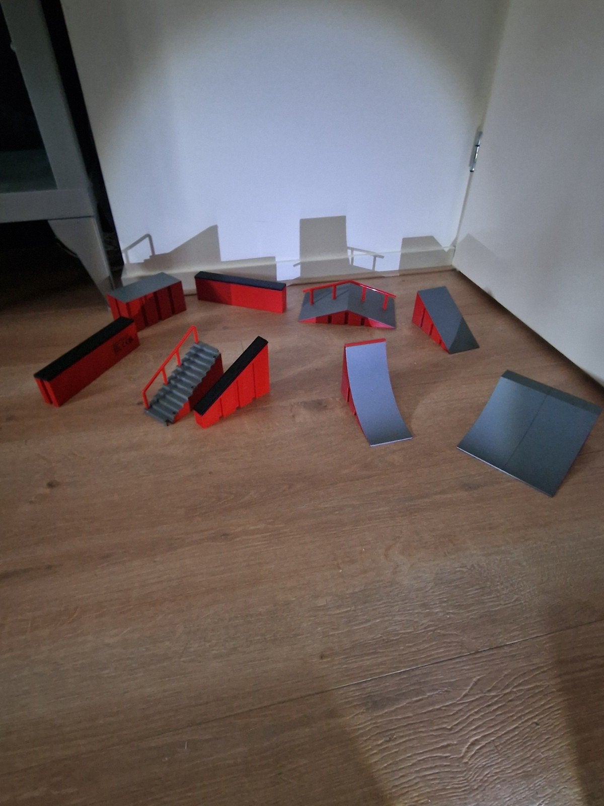 Mini Finger Skateboard Set met Obstakels - Nieuwstaat, Ophalen of Verzenden, Zo goed als nieuw