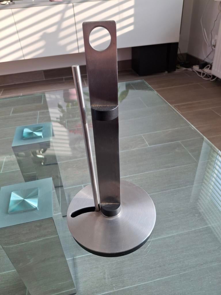 Zack keukenrol houder, Zilver, Ophalen of Verzenden, Metaal, Overige merken