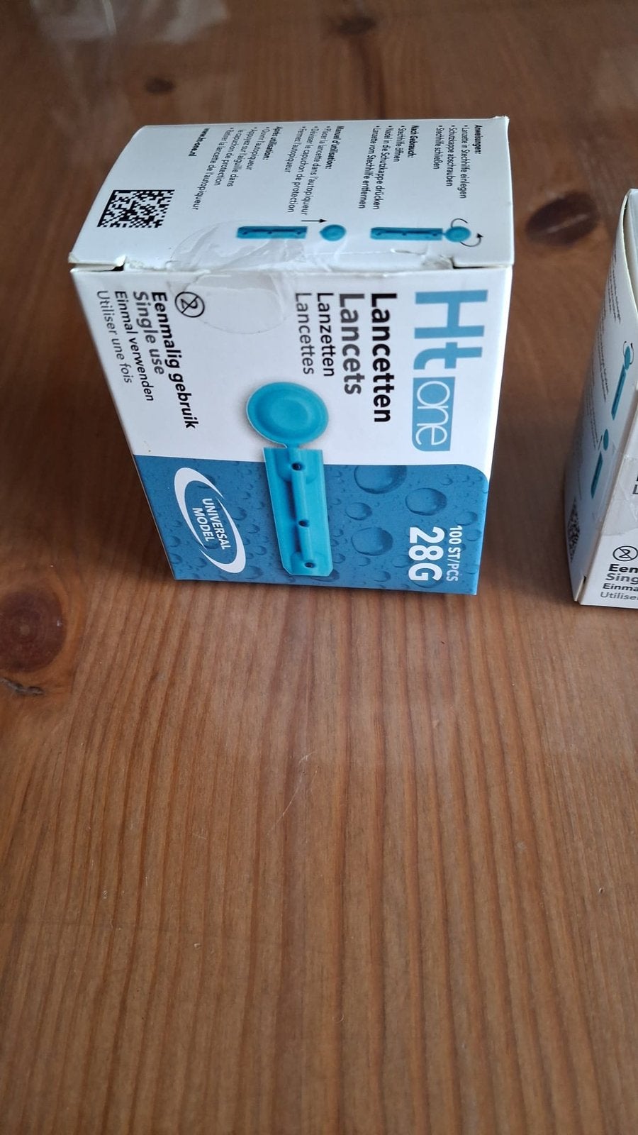 Lancetten (bloedglucose meter), Ophalen, Nieuw