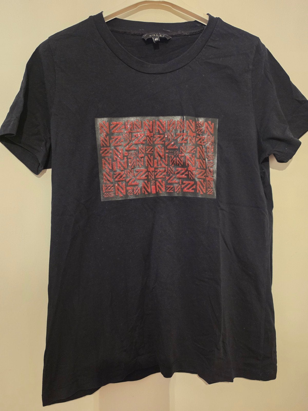 Mooi Nikki T-shirt maat 40, Maat 38/40 (M), Nikki, Zwart, Ophalen of Verzenden