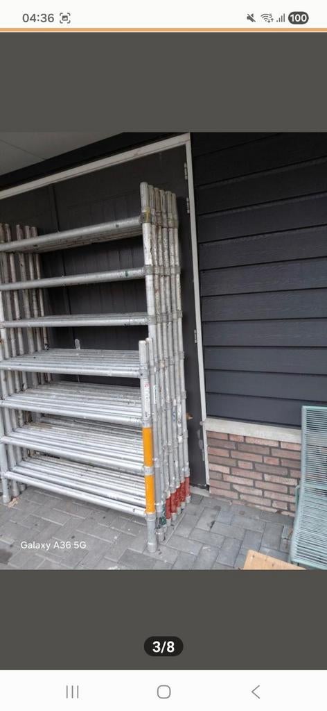 Skyworks rolsteiger 8,20mtr, Doe-het-zelf en Verbouw, Steigers, Ophalen of Verzenden, Zo goed als nieuw, Rolsteiger of Kamersteiger