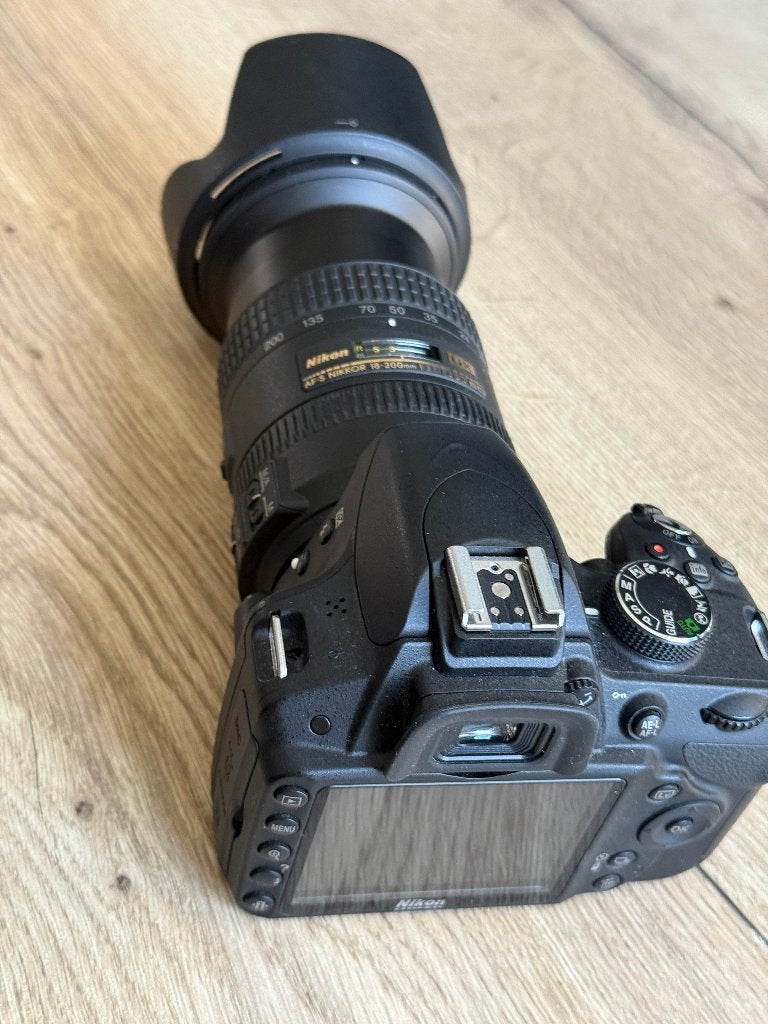 Nikon D3200 AFS Nikkor 18-200mm objectief, Audio, Tv en Foto, Gebruikt, Spiegelreflex, Ophalen of Verzenden, Nikon