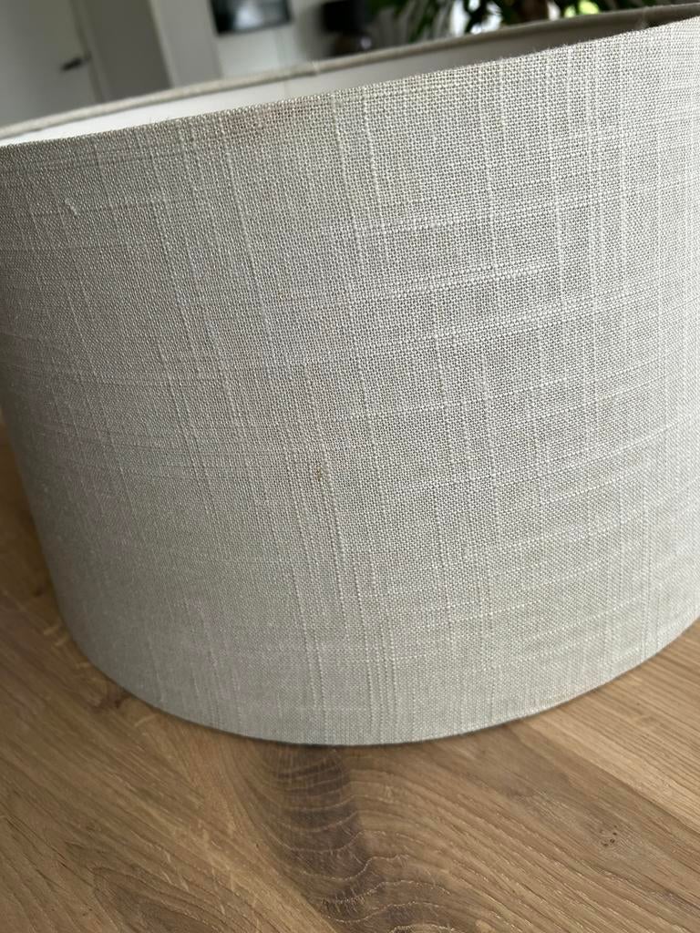 Lampenkap naturel, Ophalen, Zo goed als nieuw, Rond