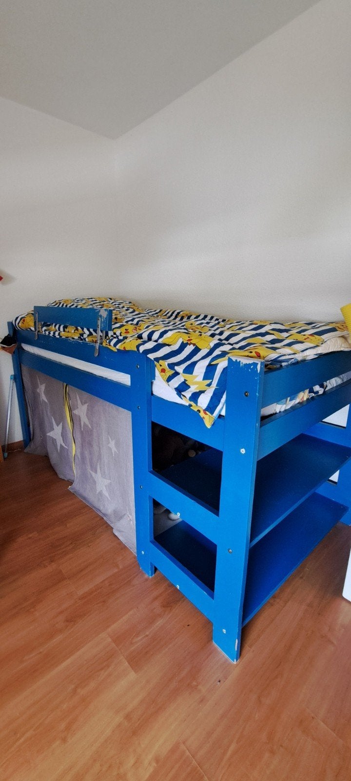Halfhoogslaper opknapper 90x200 (excl. matras/bodem), Ophalen, Gebruikt, Eenpersoons, Halfhoogslaper