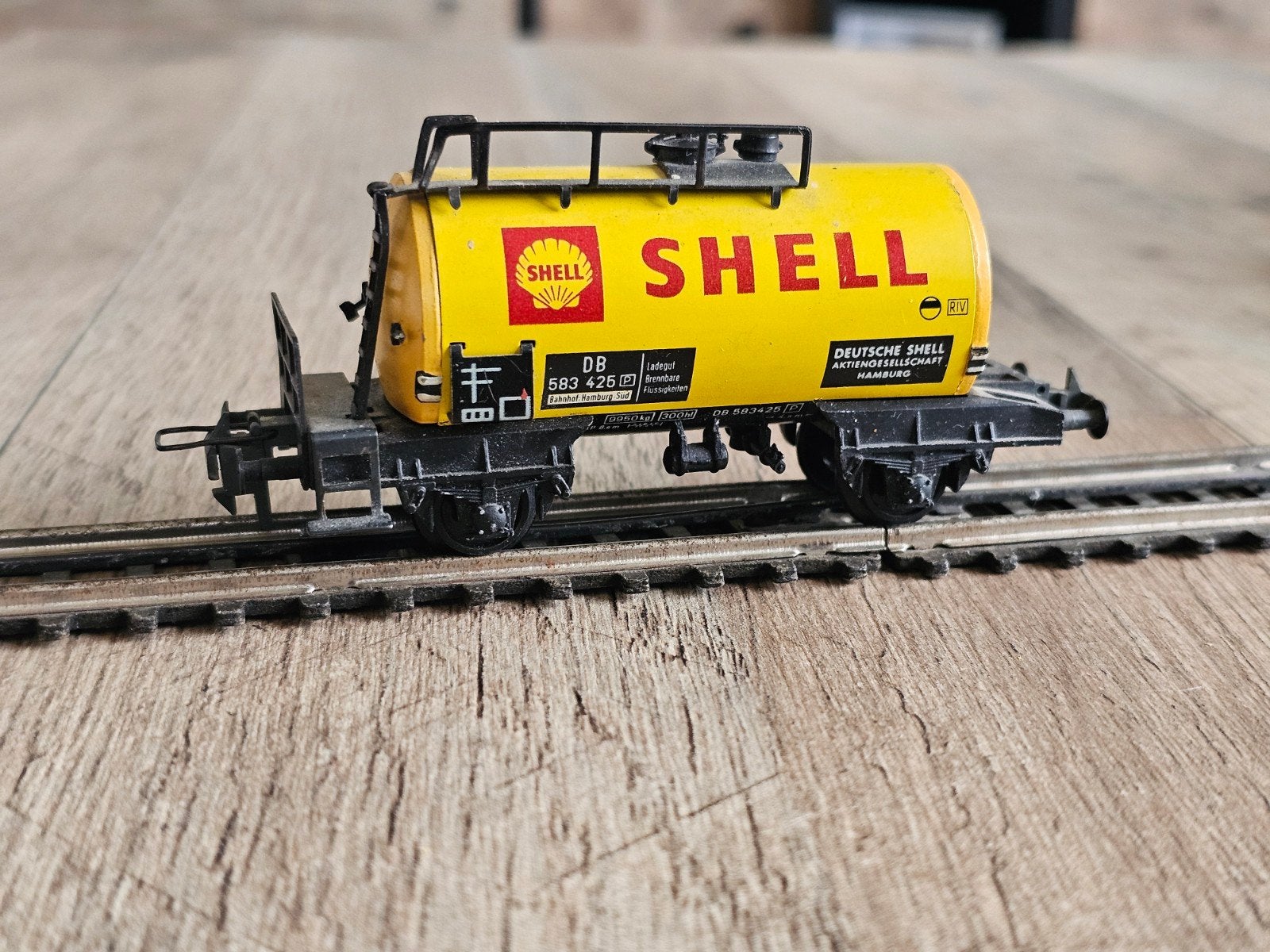 Trix-Express H0 Shell Tankwagon - Modelspoor, Gebruikt, Gelijkstroom, Trix, Wagon