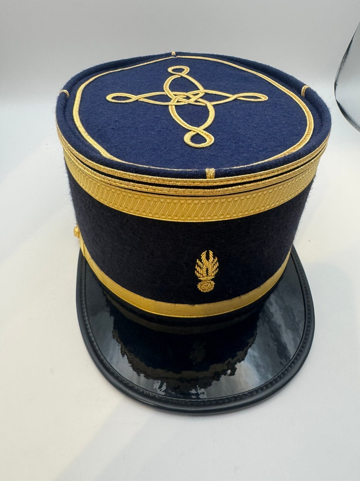 Franse Gendarmerie Mobil Officierskepie, Ophalen of Verzenden, Landmacht, Overige gebieden, Overige typen