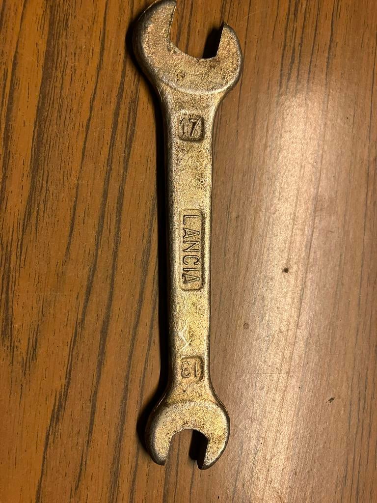 Lancia oldtimer steeksleutel, Auto diversen, Autogereedschap, Ophalen of Verzenden, Zo goed als nieuw, Nvt, Nvt