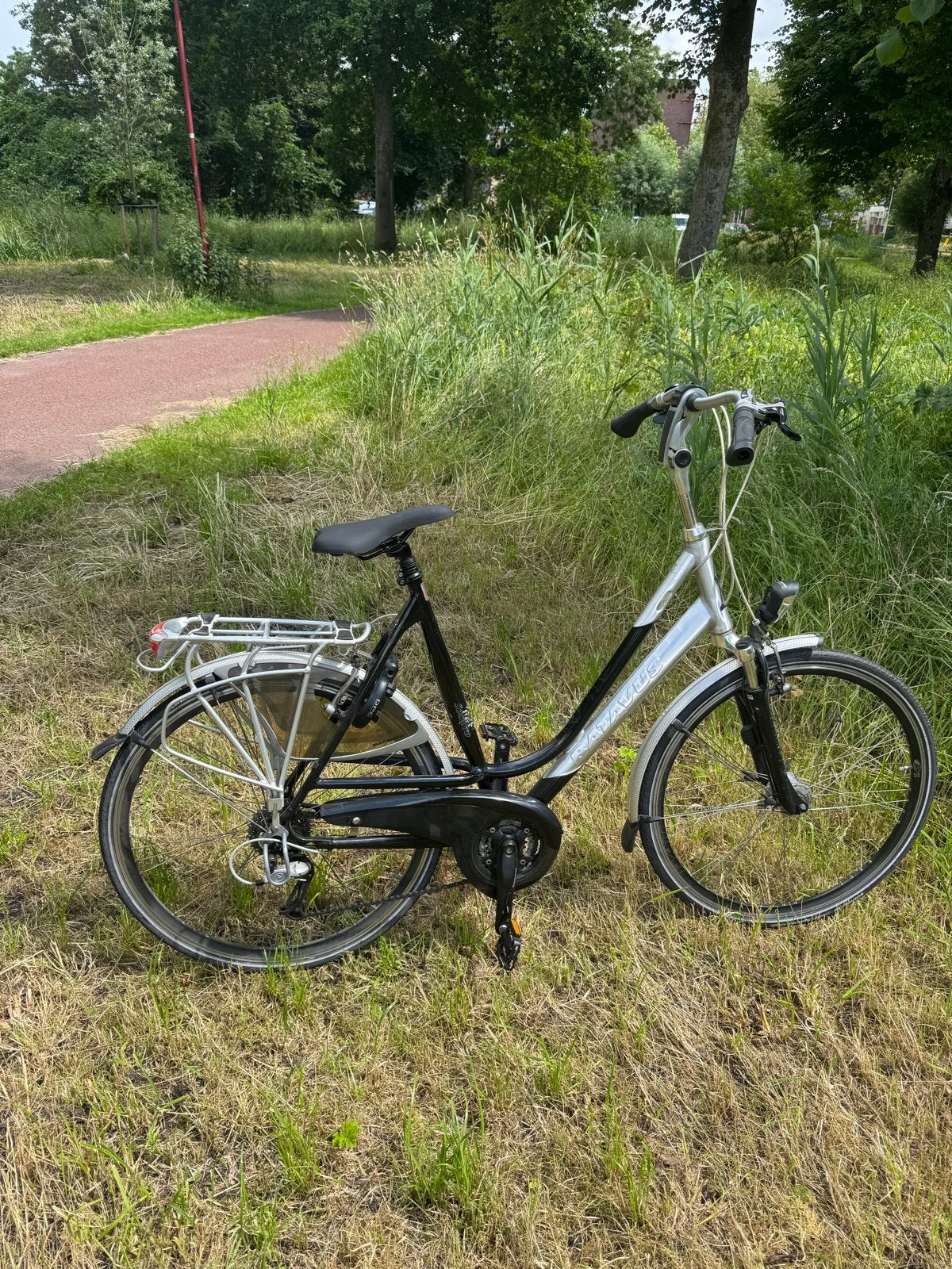 Batavus Socorro Damesfiets - hoog frame, Ophalen, Velgrem, Batavus, 53 tot 56 cm