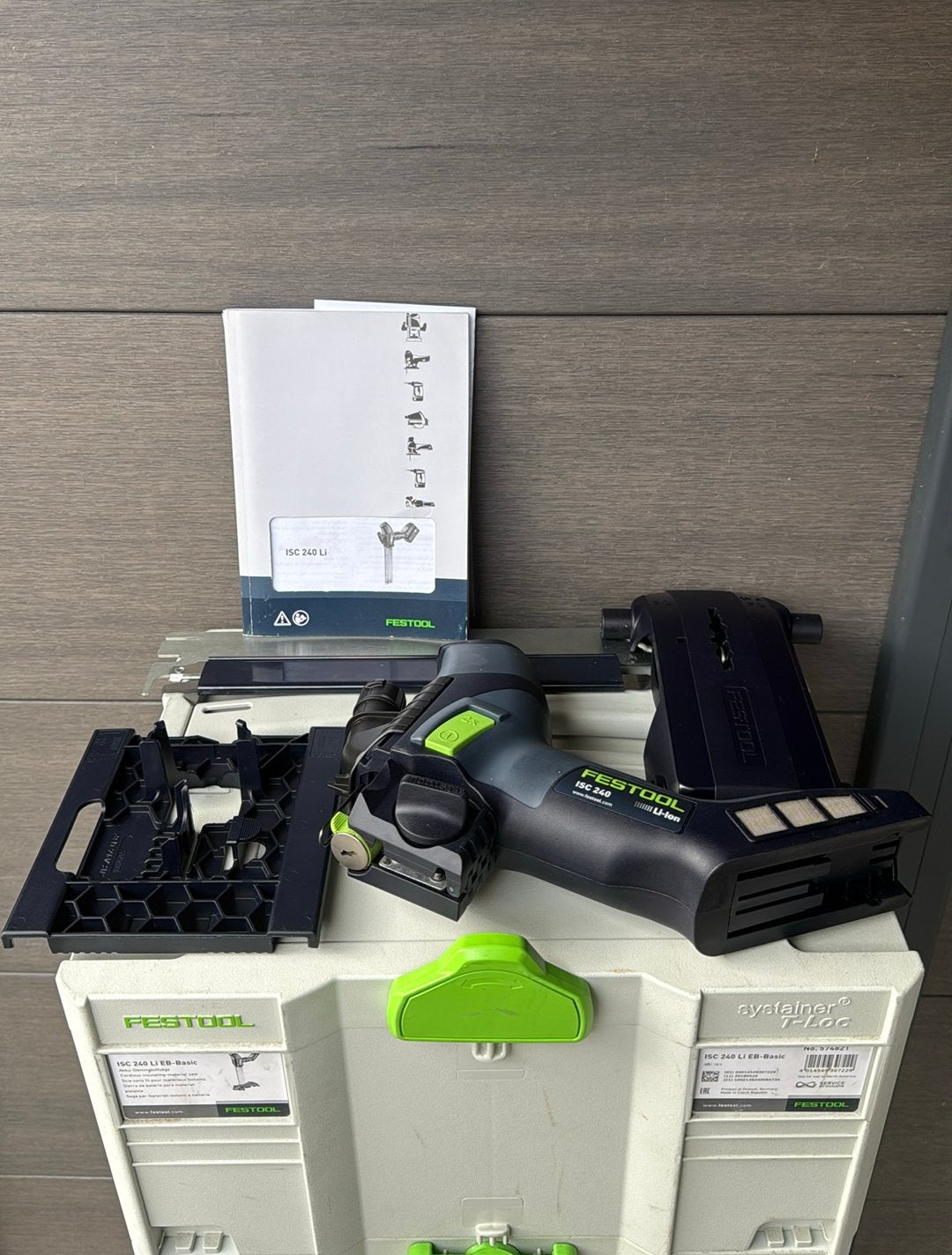 FESTOOL ISC 240 EB ISOLATIEZAAG, 70 mm of meer, Overige typen, Ophalen of Verzenden, Zo goed als nieuw