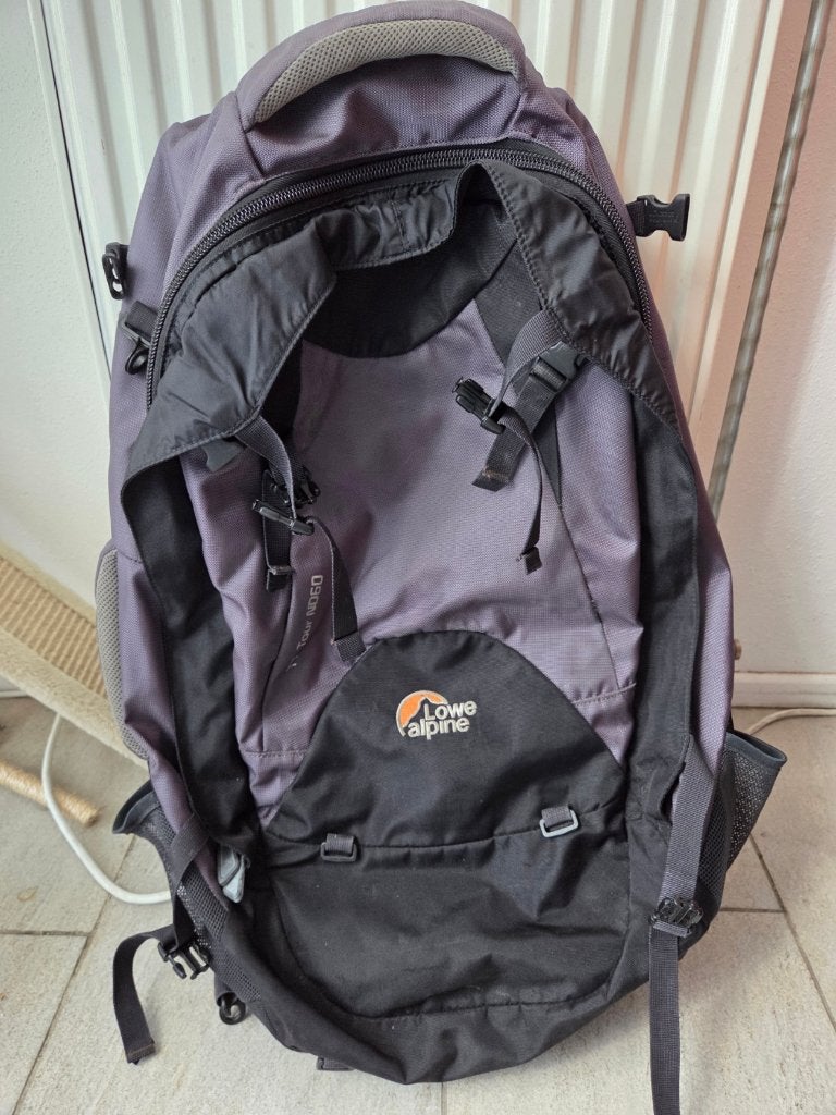 Lowe Alpine TT Tour ND60 backpack rugzak, Ophalen of Verzenden, Gebruikt, Rugzak