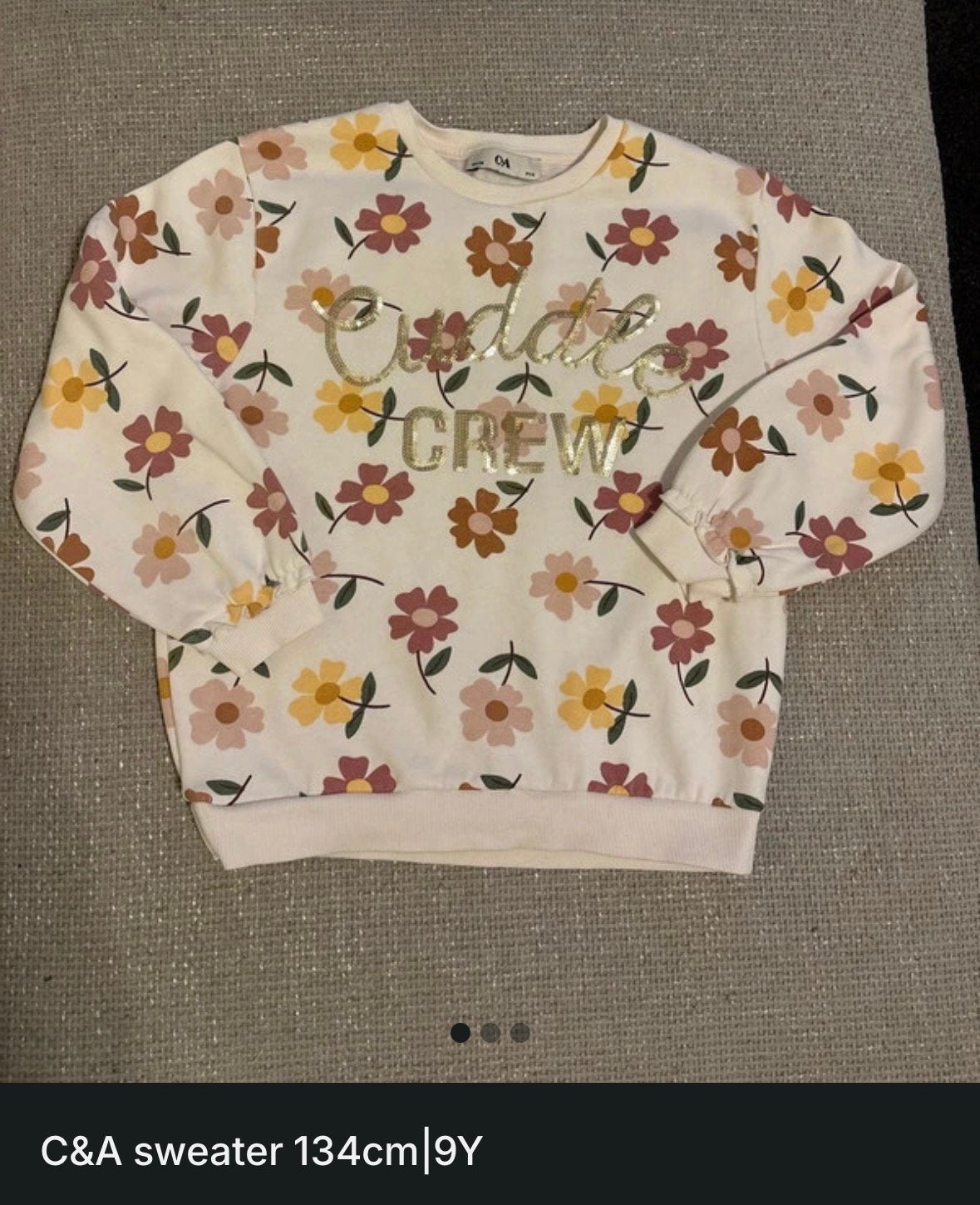 C&A sweater maat 134|9Y meisje z.g.n., Ophalen of Verzenden, Zo goed als nieuw, Meisje, Trui of Vest