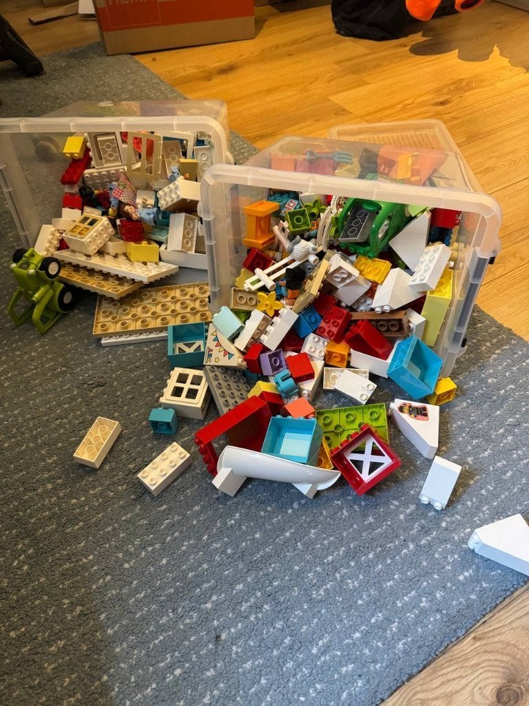 Grote partij originele LEGO DUPLO van ongeveer 4 kg., Ophalen, Gebruikt, Architecture, Duplo