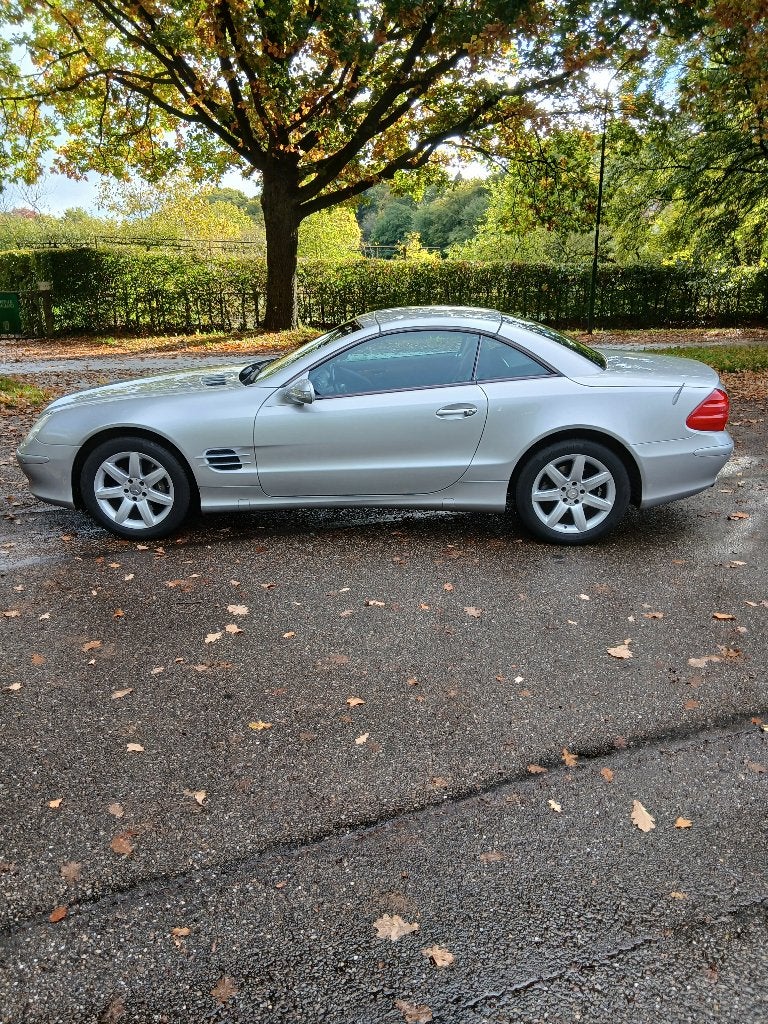 Mercedes-Benz SL 5.0 Sl500 Roadster AUT 2004 Grijs, Auto's, Automaat, Achterwielaandrijving, 8 cilinders, Cabriolet