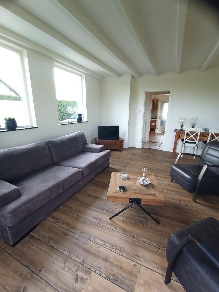 Bankstel, Huis en Inrichting, Banken | Bankstellen, Ophalen, Driepersoons, 75 tot 100 cm, Rechte bank