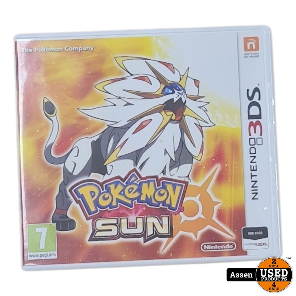 Pokemon Sun 3DS Game, Nintendo, Gebruikt, Support@nintendo.com, 11-1 Hokotate-cho, Kamitoba, Minami-ku
Kyoto 601-8501
Japan