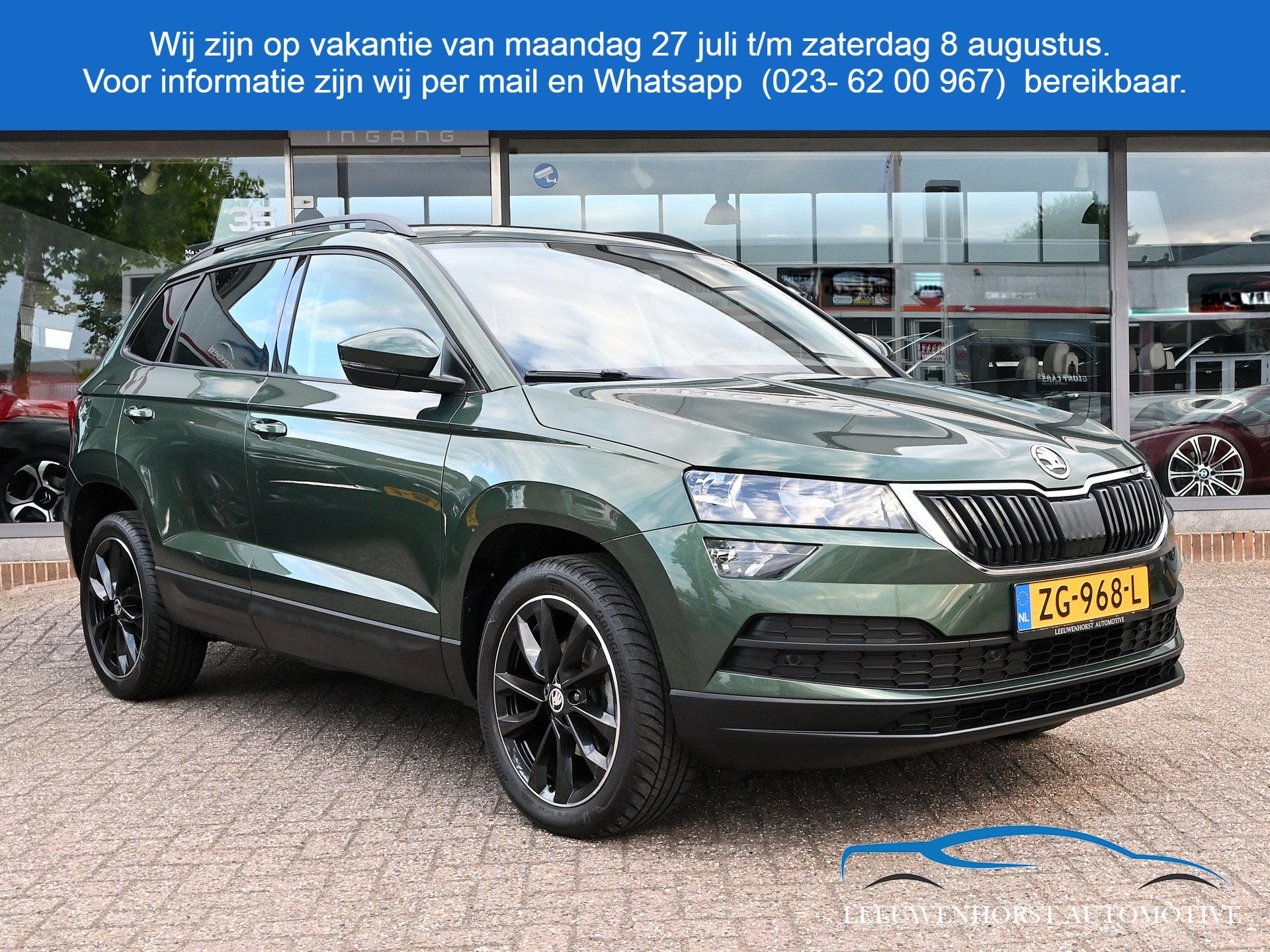 Skoda Karoq 1.0 TSI Ambition AUTOMAAT, elek. a.klep, leer, s, Gebruikt, 1261 kg, 116 pk, 19 km/l