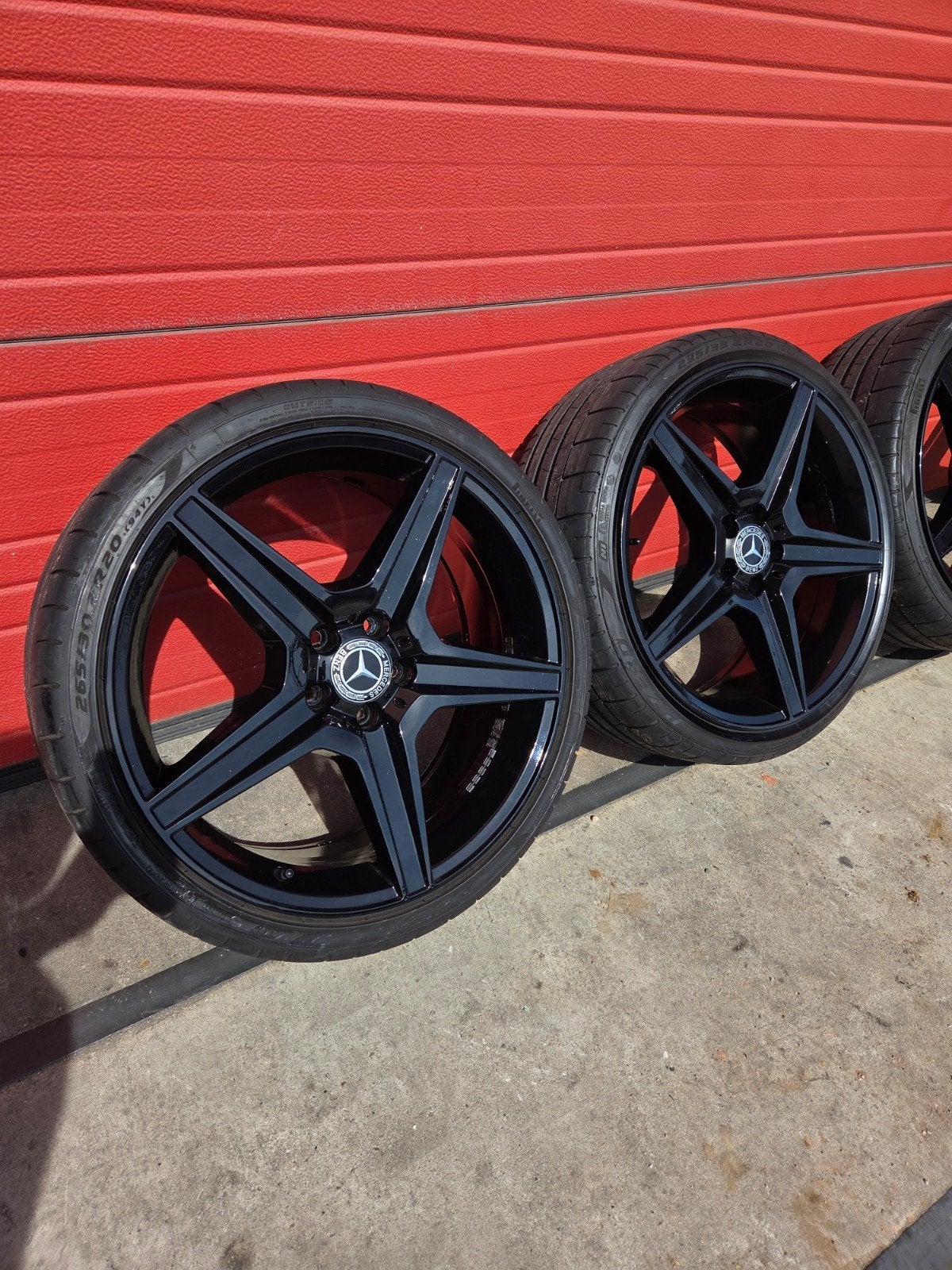 Mercedes velgen Breedset 5x112 20 inch, Auto-onderdelen, Ophalen, Gebruikt, 265 mm, Banden en Velgen