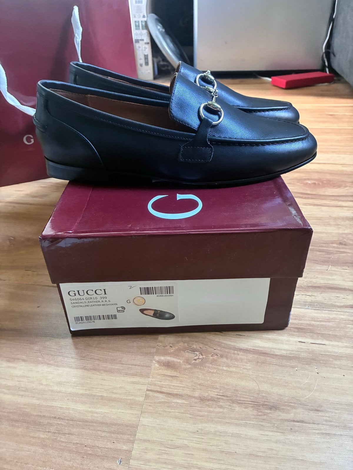 Gucci Horsebit Loafers – Zwart Leer, Kleding | Dames, Schoenen, Verzenden, Zo goed als nieuw, Zwart, Instappers