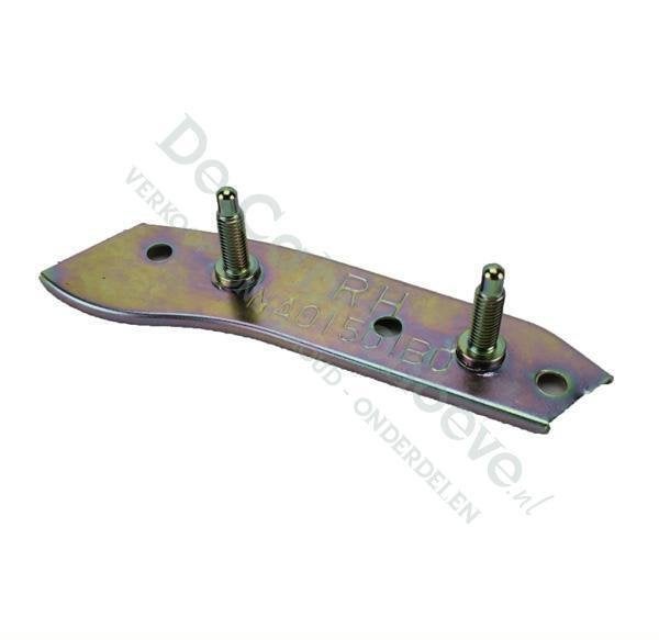MX5 Voorbumper bevestigingsplaat rechts (metaal), De Cabriohoeve VOF, Nieuw, Info@cabriohoeve.nl, Julianalaan 9, 9462PG Gasselte, Nederland
