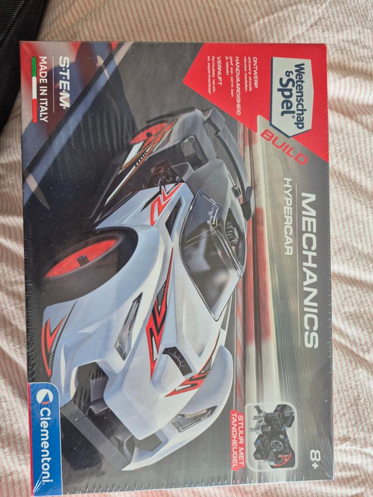 Clementoni Wetenschap & Spel Mechanics Hypercar, Ophalen, Nieuw, Bouwen