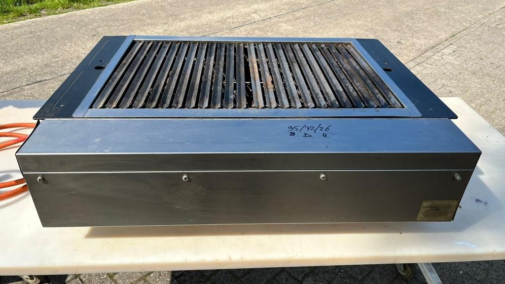 Horeca gas grill 5 pits RVS IVAS (meerdere), Ophalen, Gebruikt