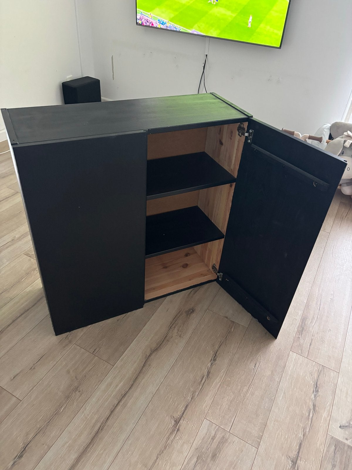 IKEA IVAR kast 2x - Zwart geverfd, Ophalen of Verzenden, Gebruikt