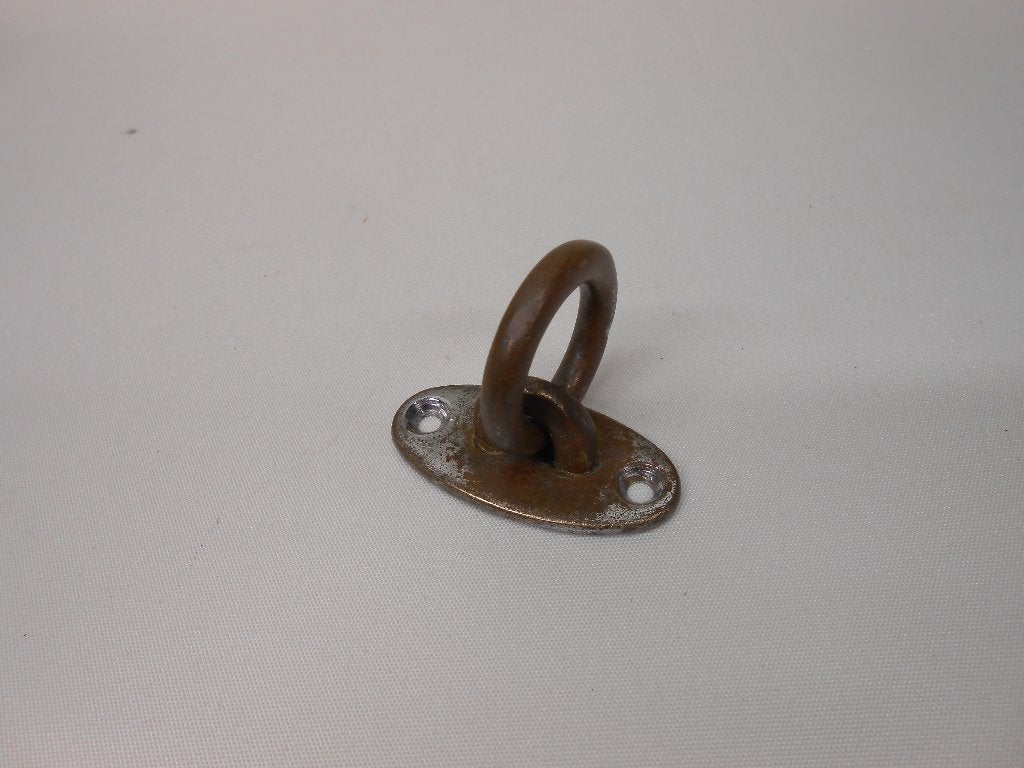 Klassieke Oogplaat met ring, Aanlegring, Afmeerring, messing, Ophalen of Verzenden, Gebruikt, Overige typen
