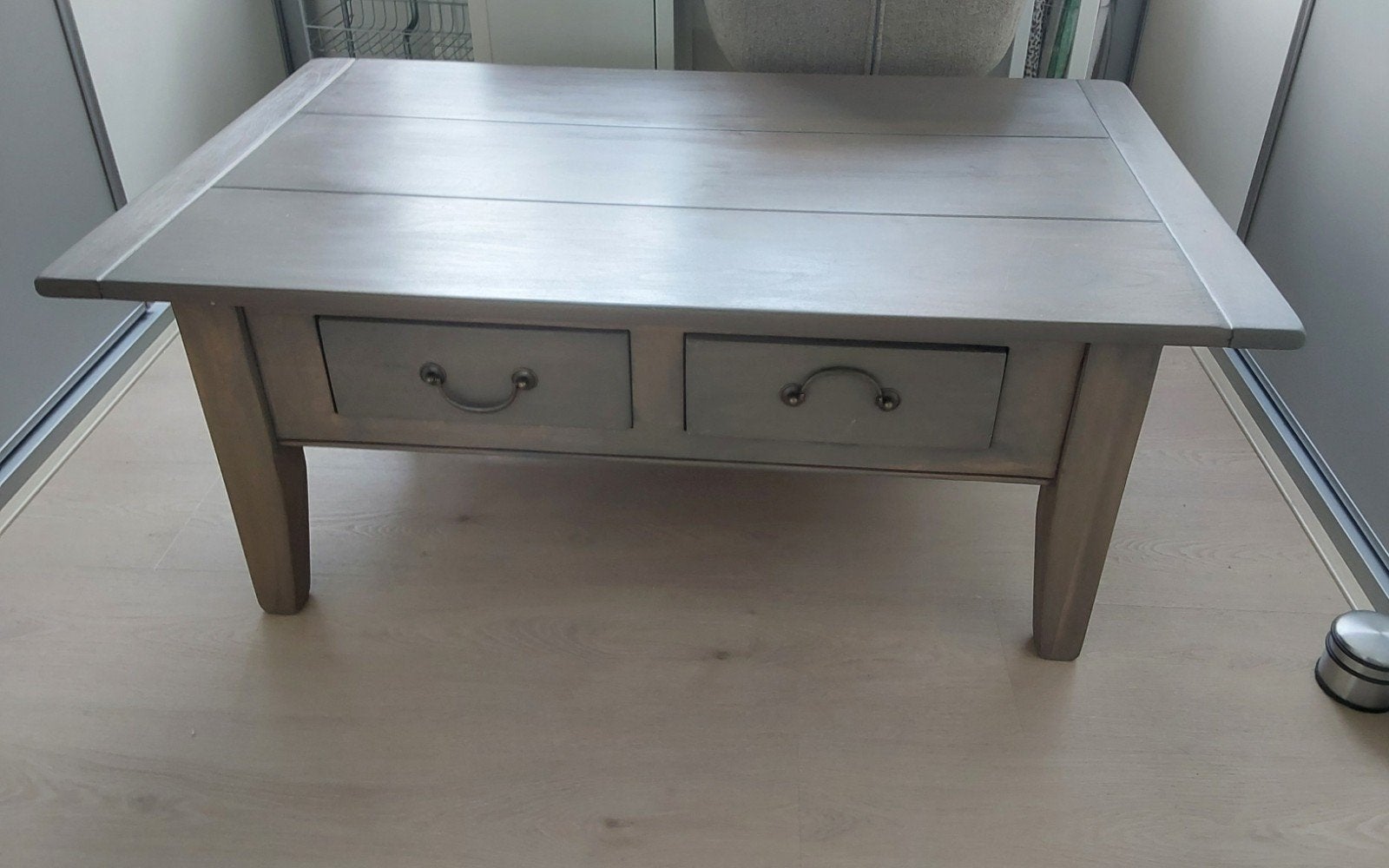 salontafel.........      taupe, Huis en Inrichting, Ophalen, Rechthoekig, 100 tot 150 cm, 50 tot 100 cm