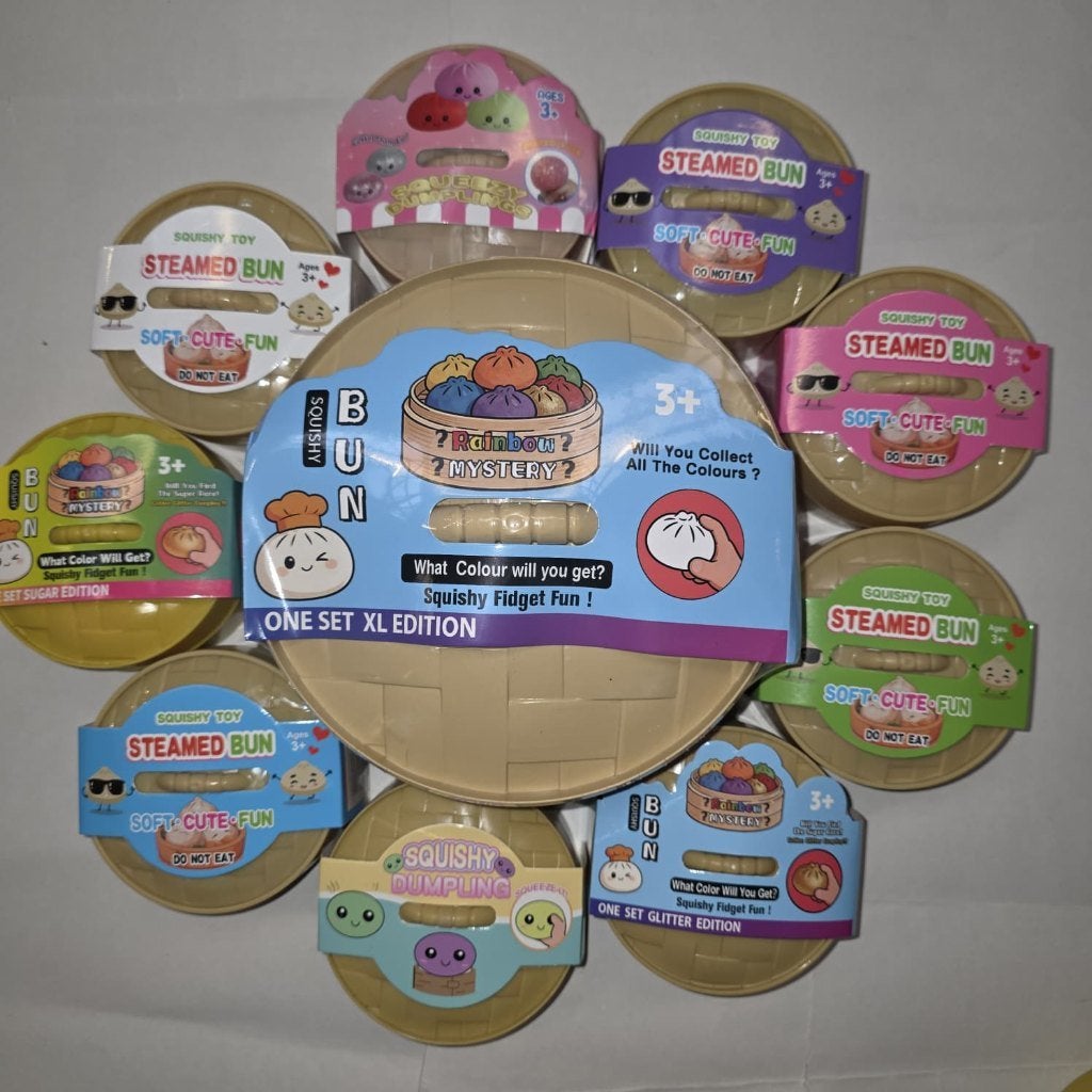 Dumpling Squishy - Diverse soorten/modellen - Fidget Toy, Verzamelen, Speelgoed, Nieuw, Ophalen of Verzenden
