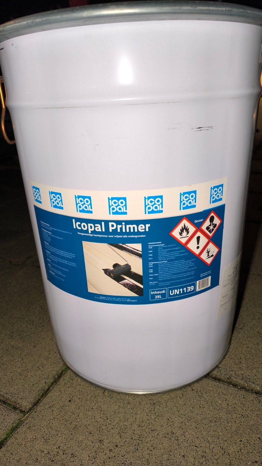 Icopal Primer ~25L, Ophalen, Zo goed als nieuw, Wit