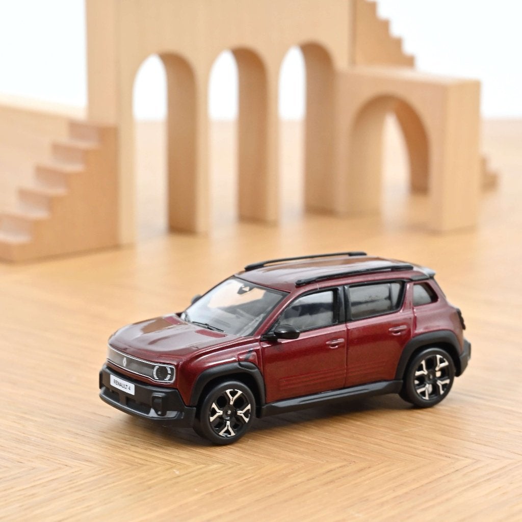 Norev 1:43 Renault 4 E-Tech Electric 2025 Carmin Red